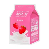 A'pieu Milk One-Pack маска тканинна освітлююча з екстрактом полуниці 21г