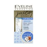 Eveline Cosmetics Juicy Kisses бальзам для губ інтенсивно зволожувальний Кокос 12мл