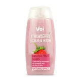 Voi Scrub & Wash гель-скраб для душу Strawberry відбілюючий 400мл