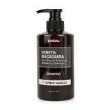 Kundal Amber vanilla шампунь парфумований для щоденного догляду всіх типів вол 500мл