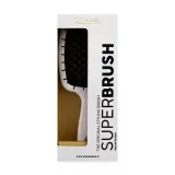 Janeke Superbrush щітка для волосся біла з чорним