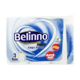 Belinno DELUXE рушник паперовий 3 шари, 3рул. 255листів, 31.5м