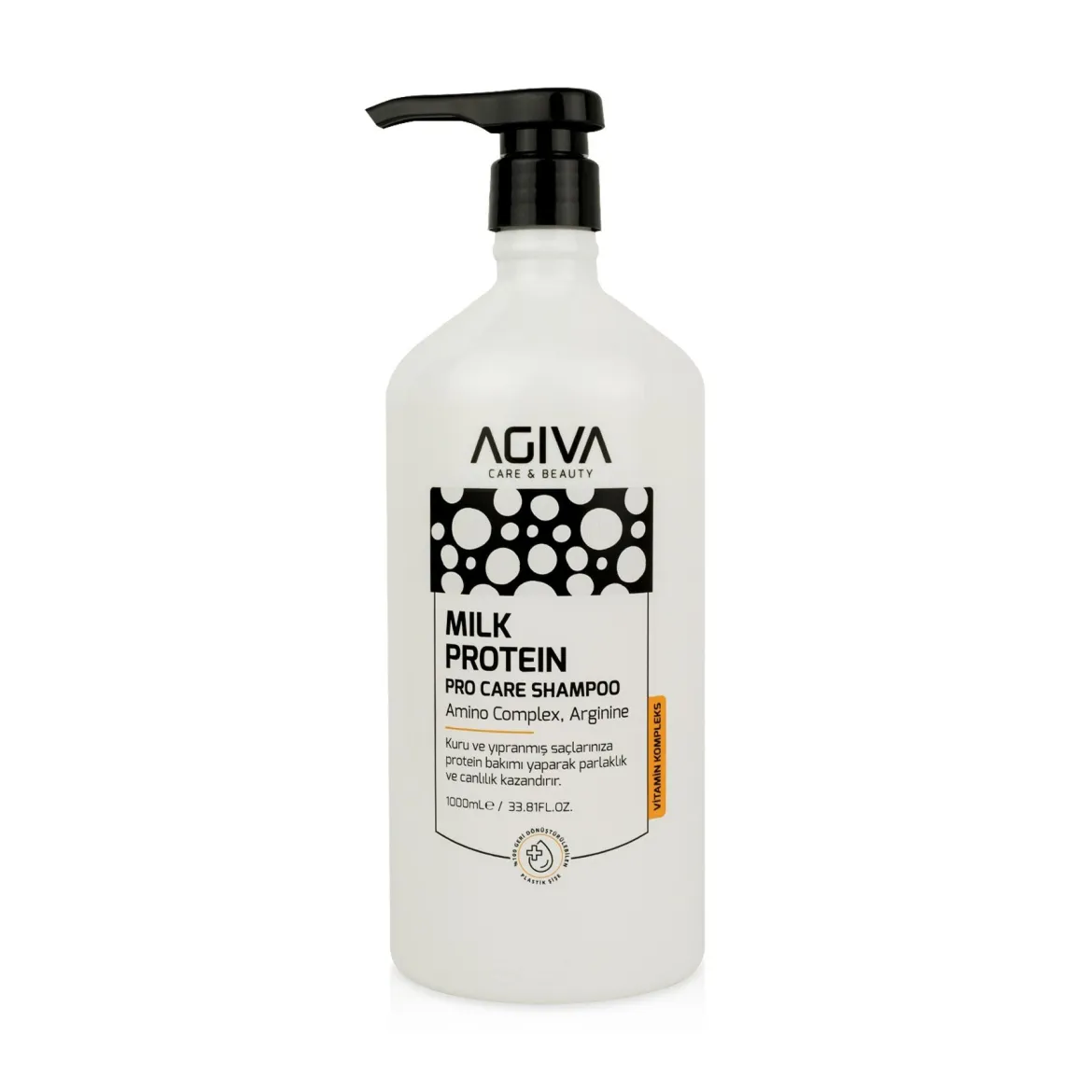 Agiva Milk Protein шампунь 1000мл