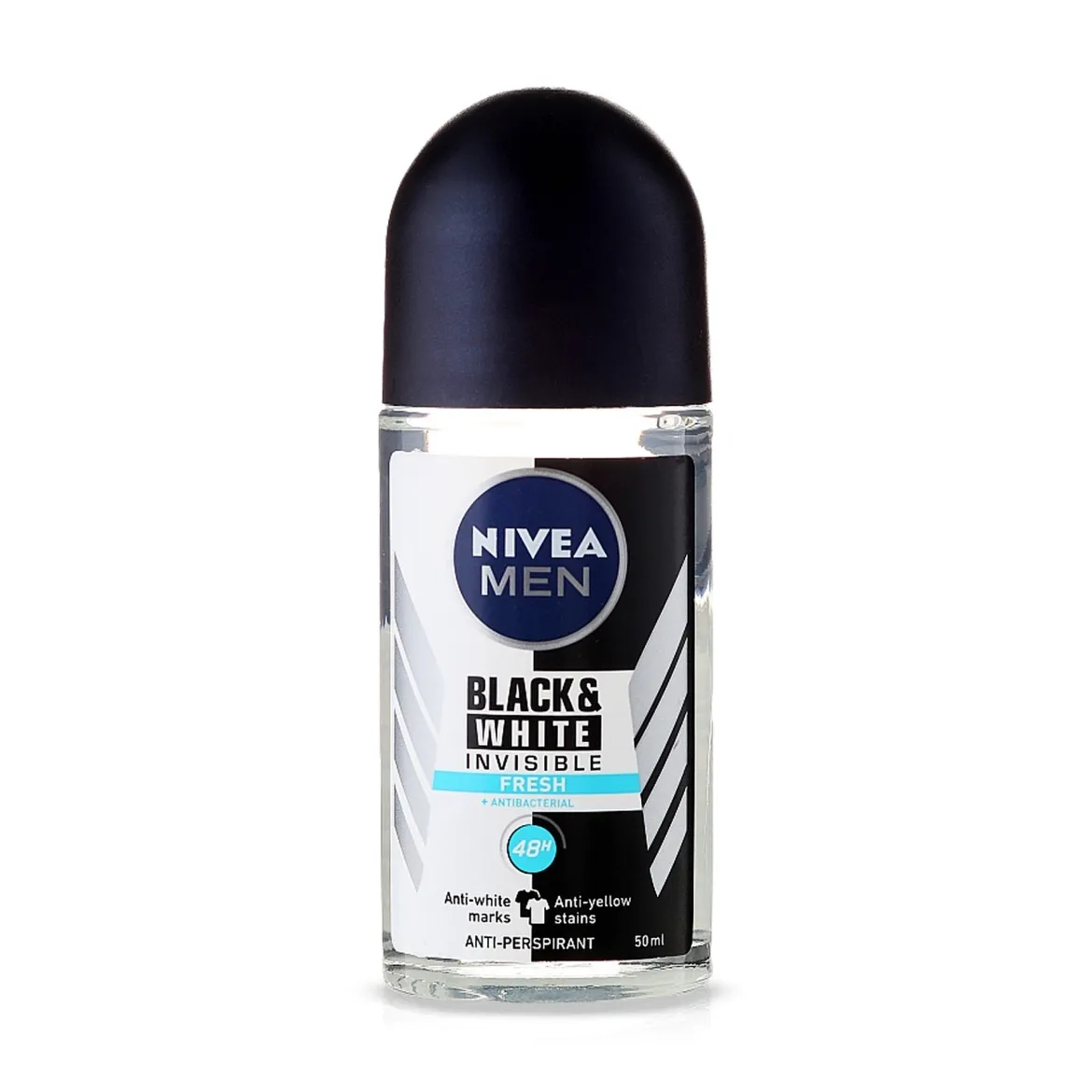 Nivea антиперспірант кульковий чол Black &amp; White Fresh 50мл