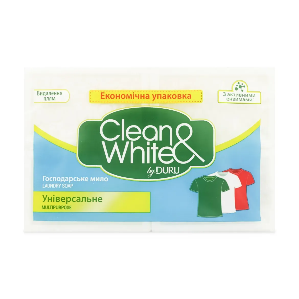 Duru Clean&amp;White господарське мило універсальне 120г 4 шт.