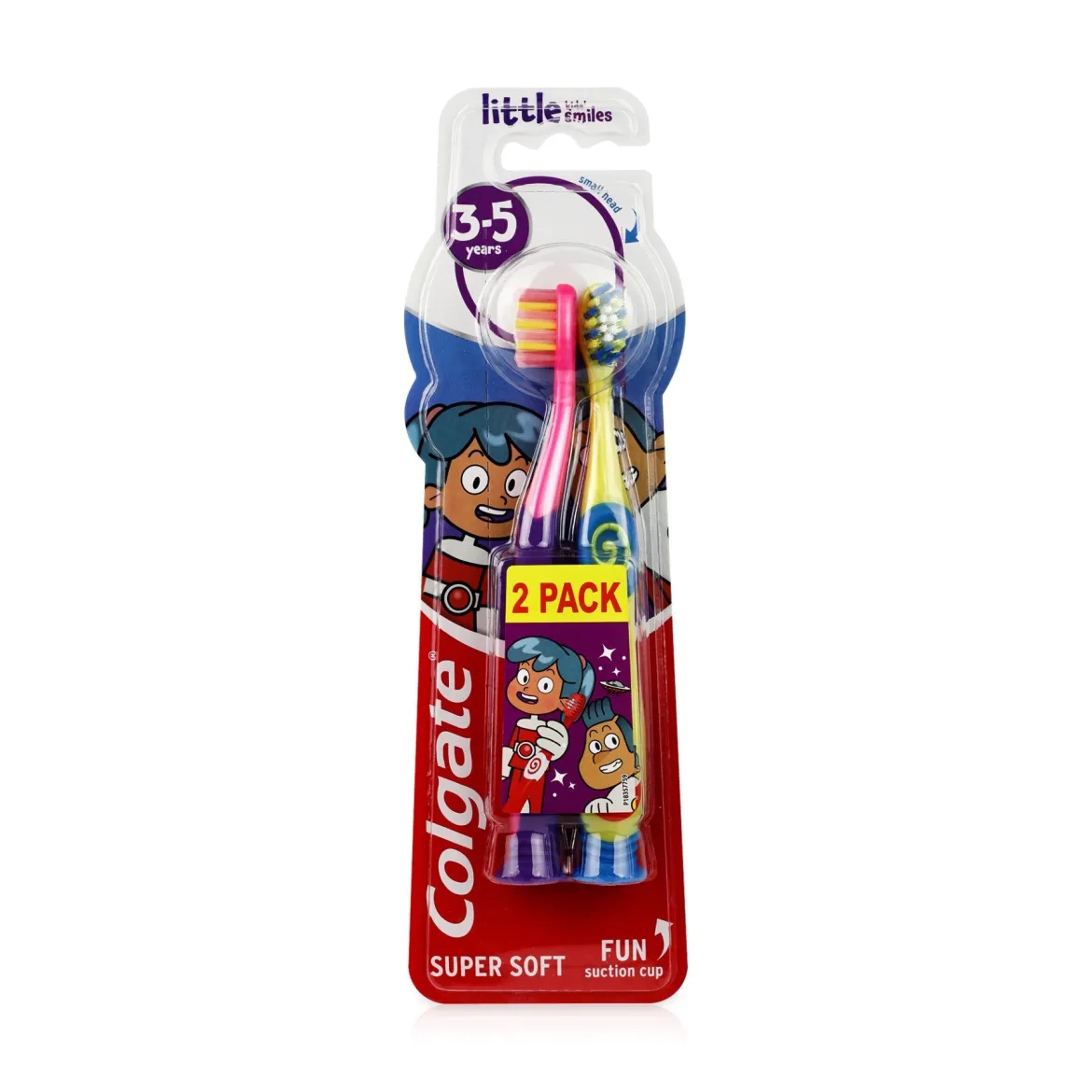 Colgate зубна щітка дитяча little 3-5 years 2 шт.