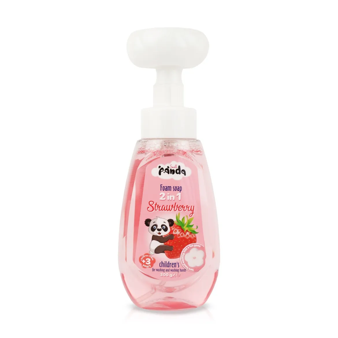 Small panda мило-піна дитяча 2 в 1 Strawberry 300мл