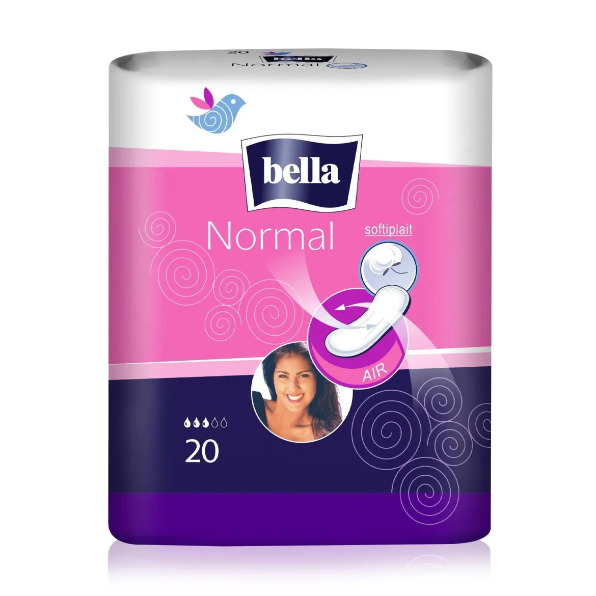 Bella Normal прокладки softiplait б/к 20 шт.