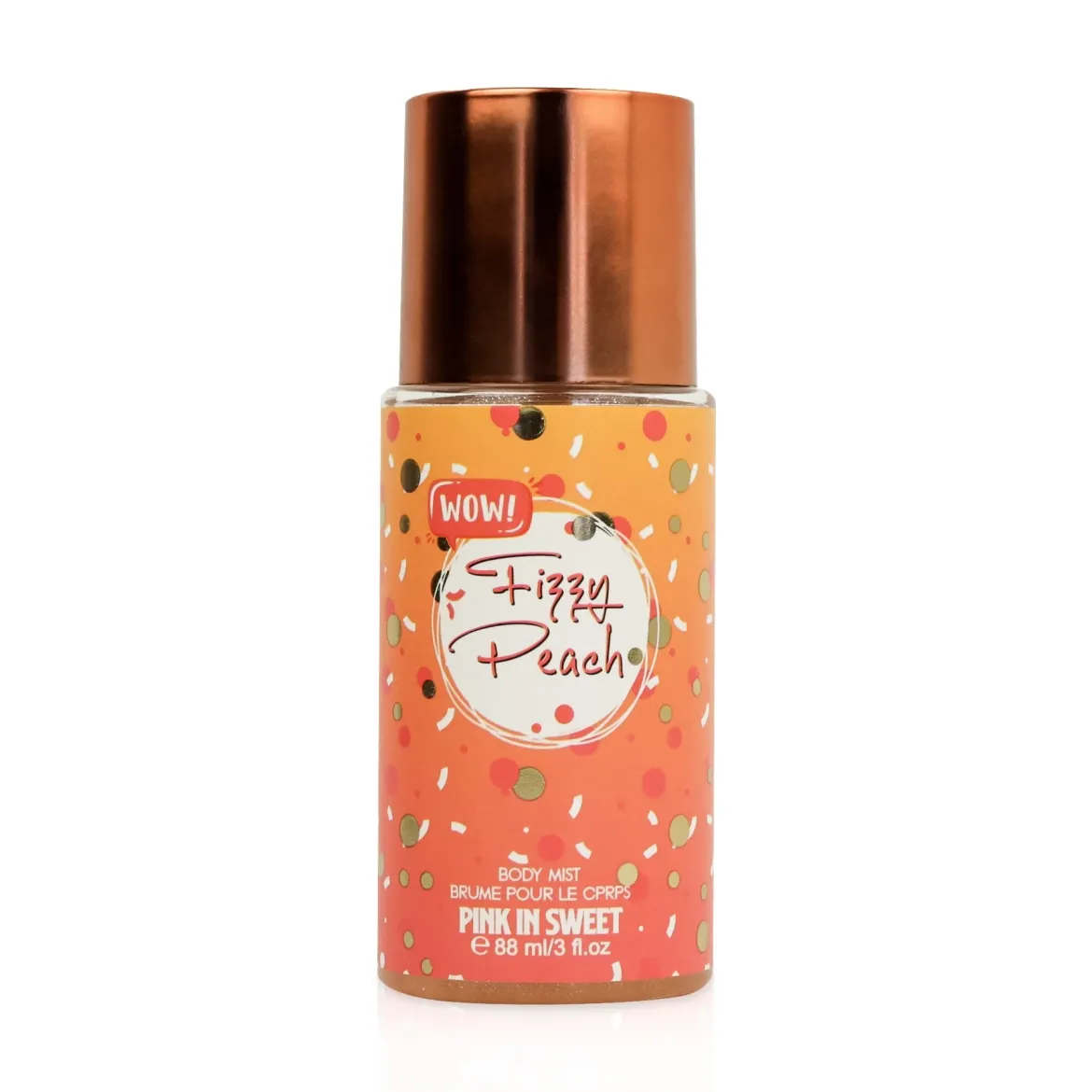 Body Philosophy парфумований міст Wow Confetti Fizzy Peach 88мл