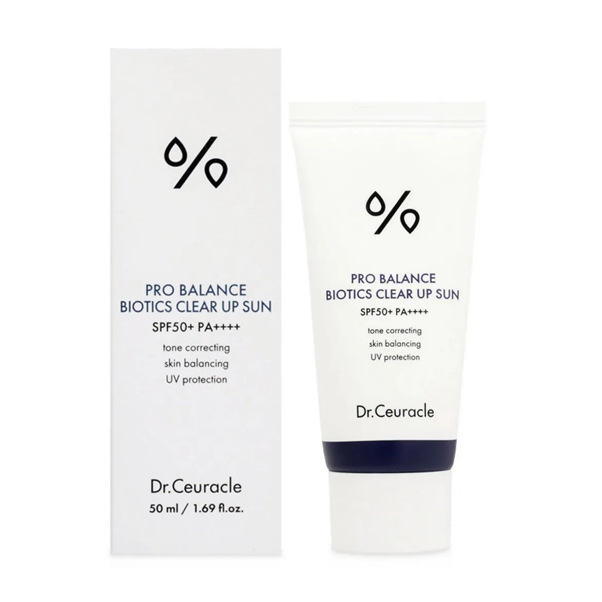 Dr. Ceuracle Pro Balance сонцезахисний крем для обличчя _з пробіотиками SPF50 50мл