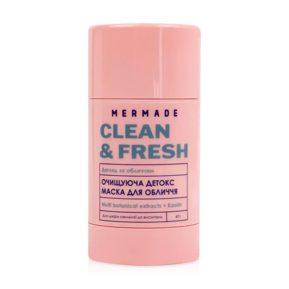 Mermade маска-стік глиняна Clean &amp; Fresh 60г