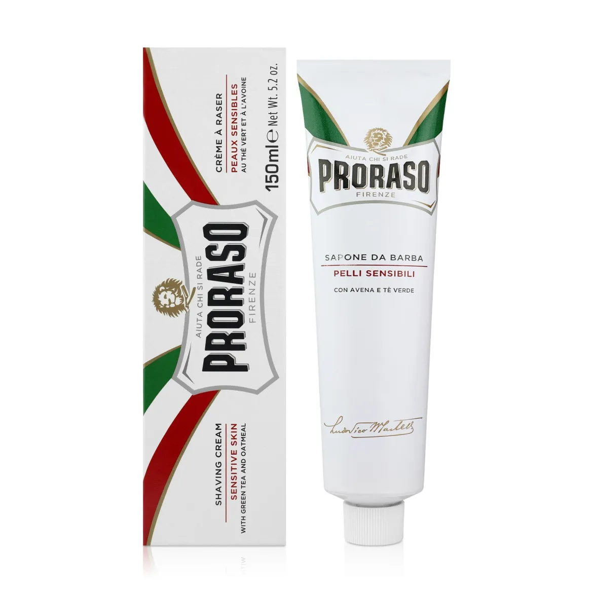 Proraso крем для гоління Grean Tea &amp; Oatmeal 150мл