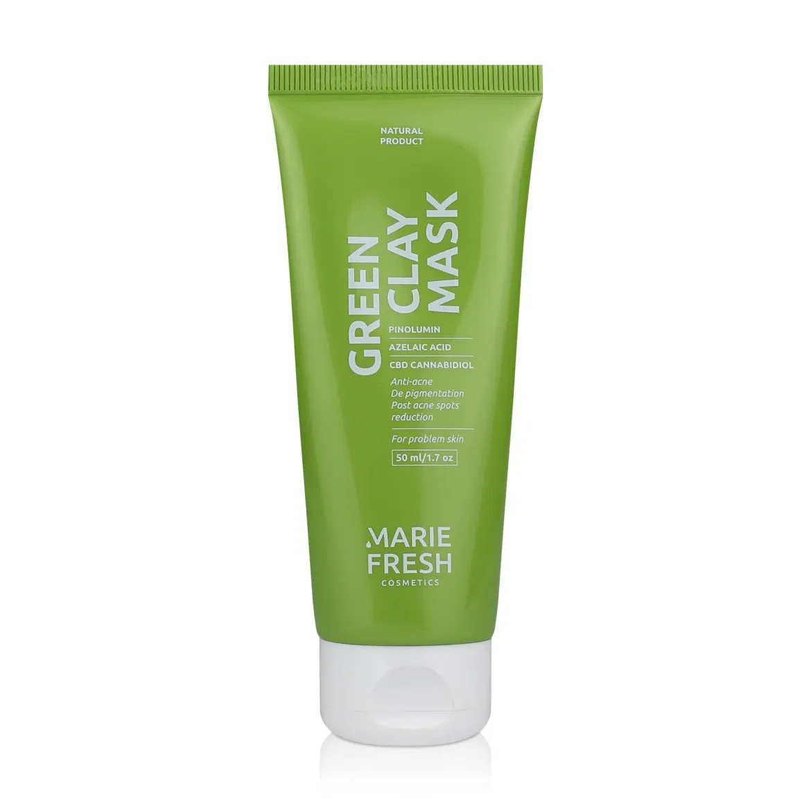 Marie Fresh маска протизапальна з зеленою глиною 50мл