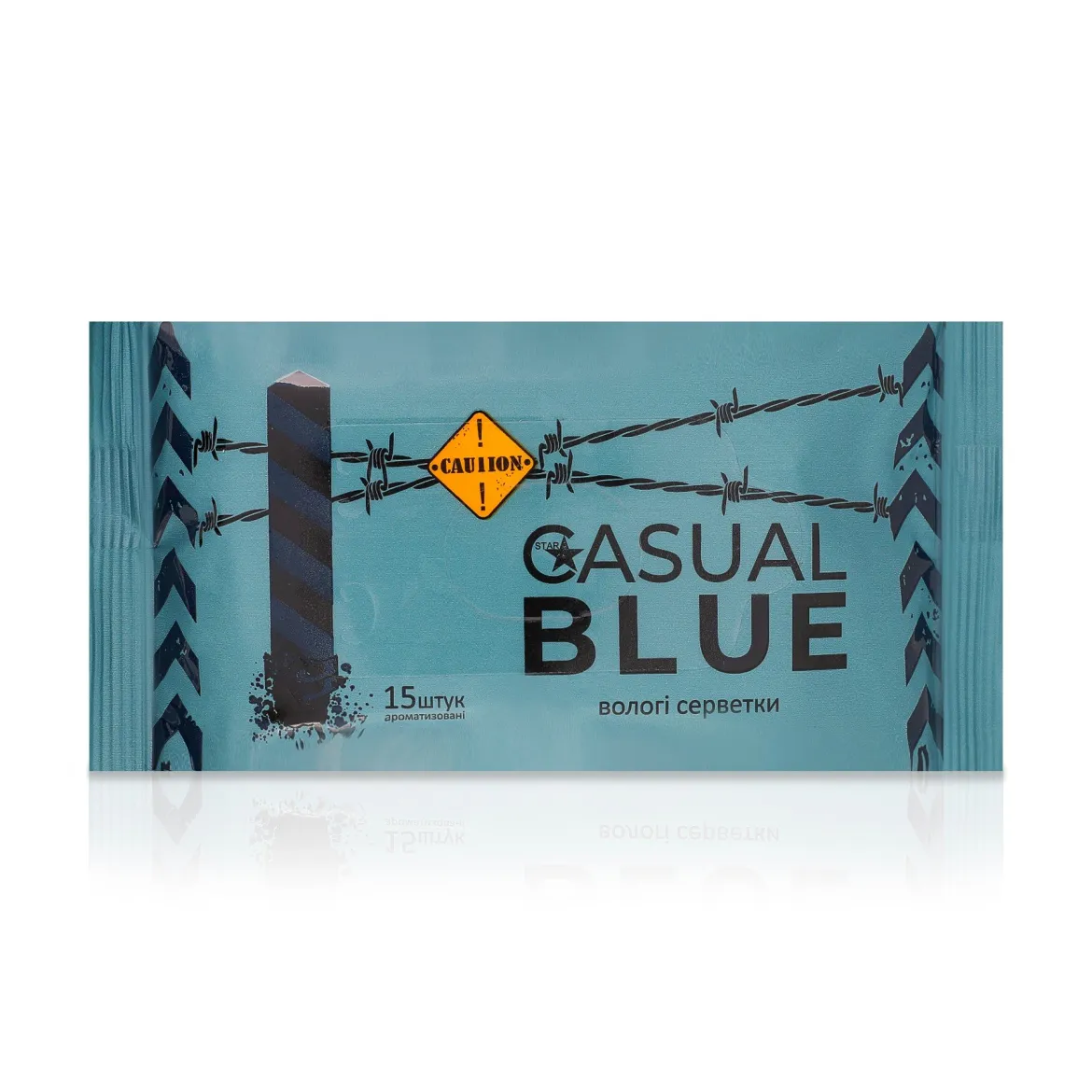 Casual вологі серветки ароматизовані Blue 15 шт.
