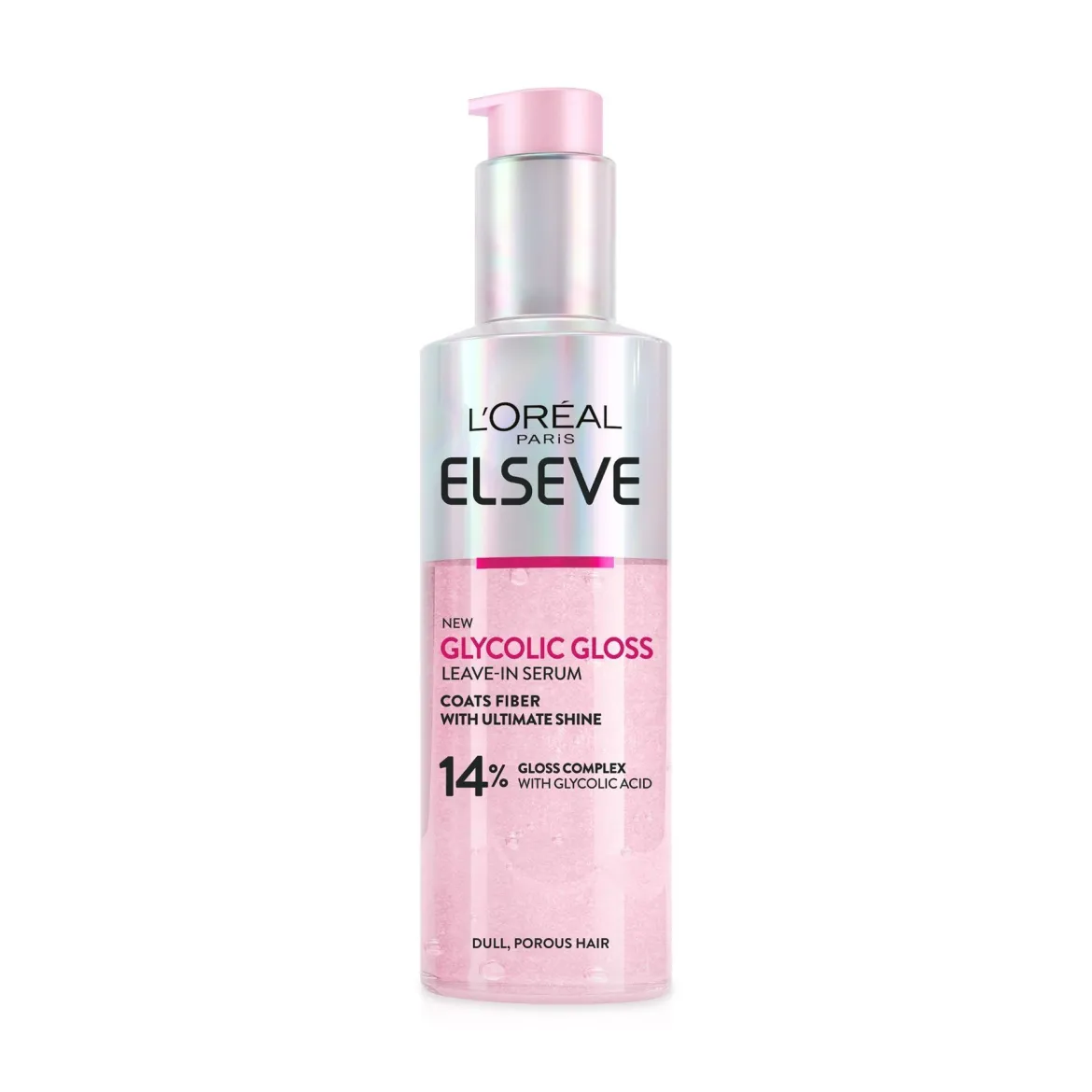 Elseve Glycolic Gloss сироватка незмивна для надання блиску та пом’якшення 150мл