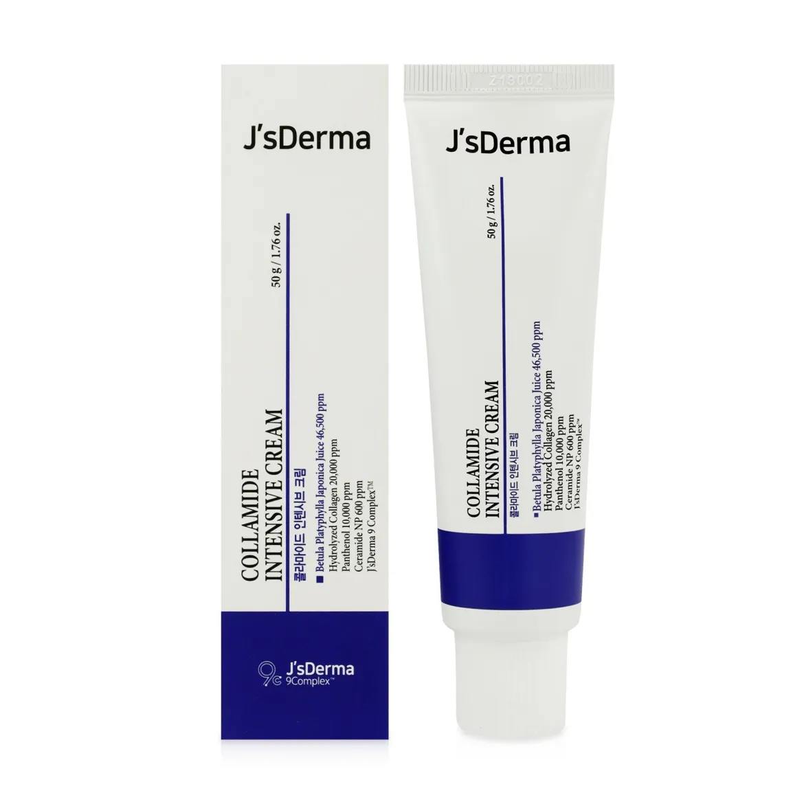 J's Derma Collamide крем для комплексного зволоження з керамідами і колагеном 50г