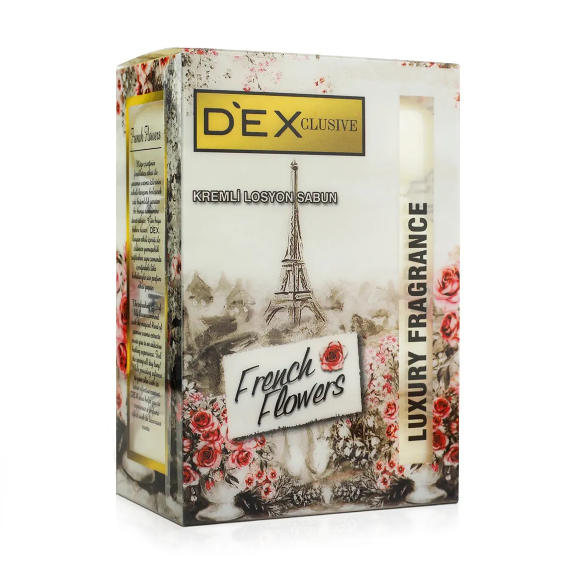 Dex Clusive мило екопак з лосьйоном French Flowers 100г 4 шт.