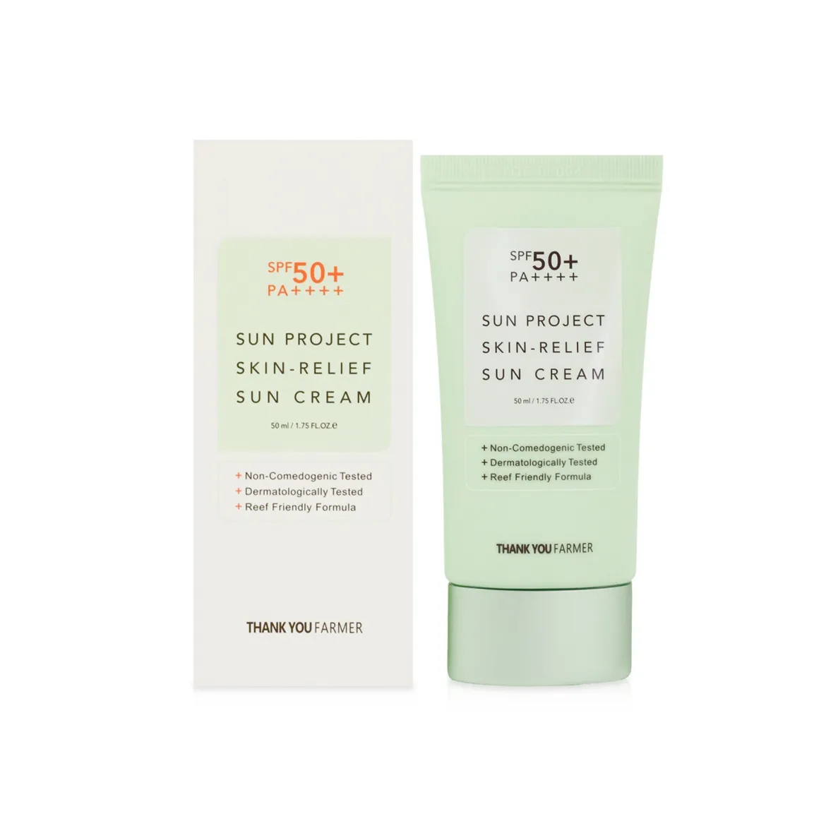Thank you farmer Sun Project сонцезахисний крем для обличчя заспокійливий SPF50 50мл