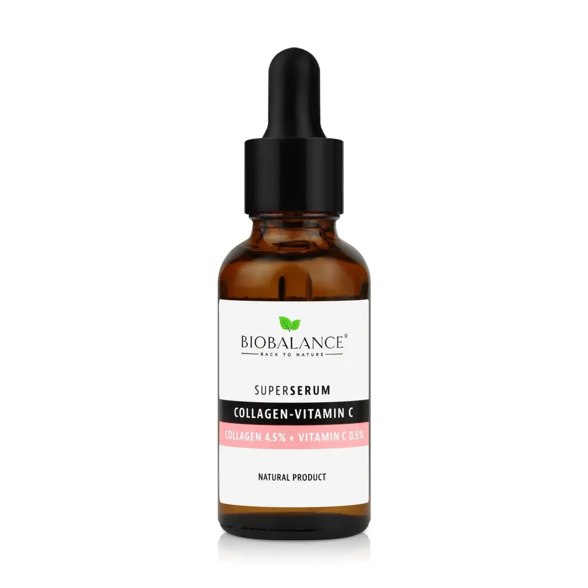Biobalance Super Serum сироватка з колагеном 4,5%+вітамін С 0,5% 30мл