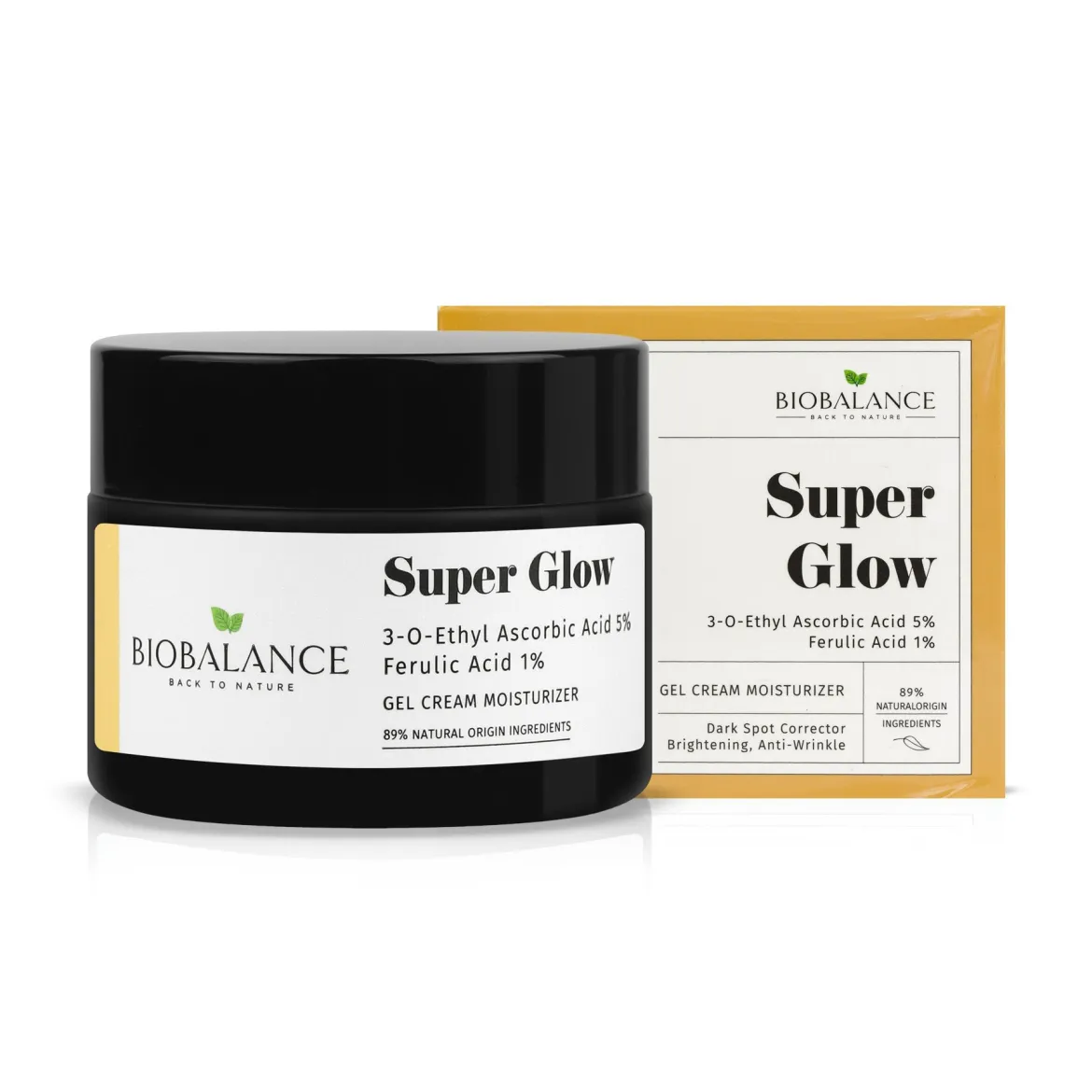Biobalance Super glow крем-гель освітлюючий проти зморшок 50мл