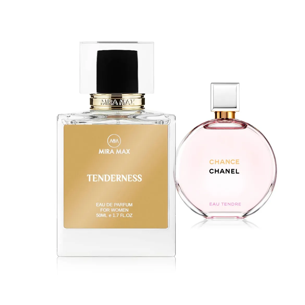 MiraMax парфумована вода для жінок Tenderness vs Chanel Chance Eau Tendre 50мл