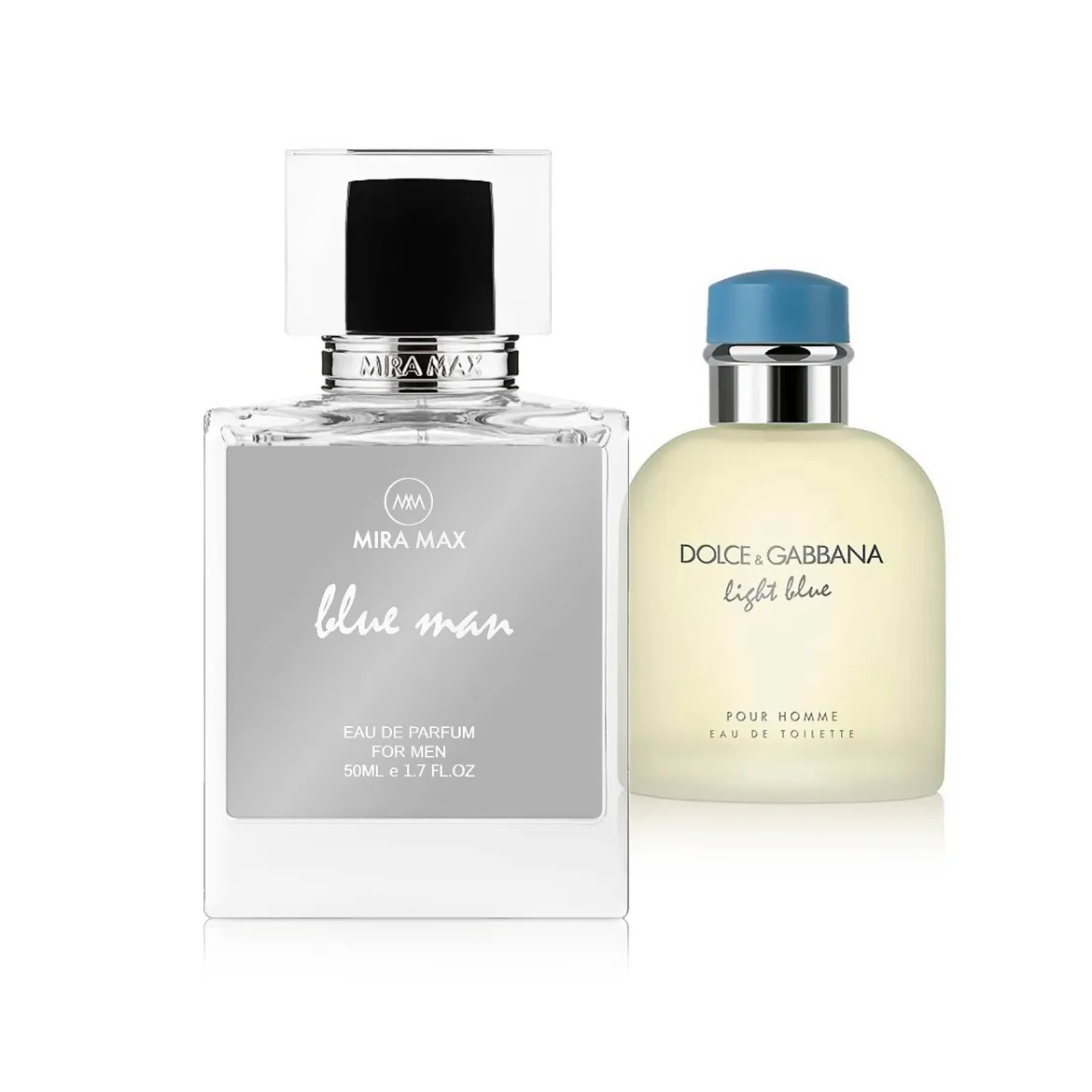 MiraMax парфумована вода для чоловіків Blue Man vs Dolce&amp;Gabbana Light Blue 50мл