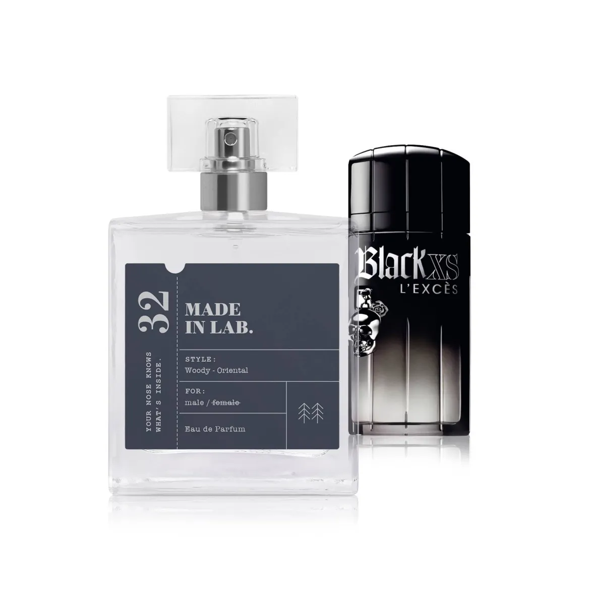 Made in Lab парфумована вода для чоловіків *032 vs Paco Rabanne Black XS L`Exce 100мл