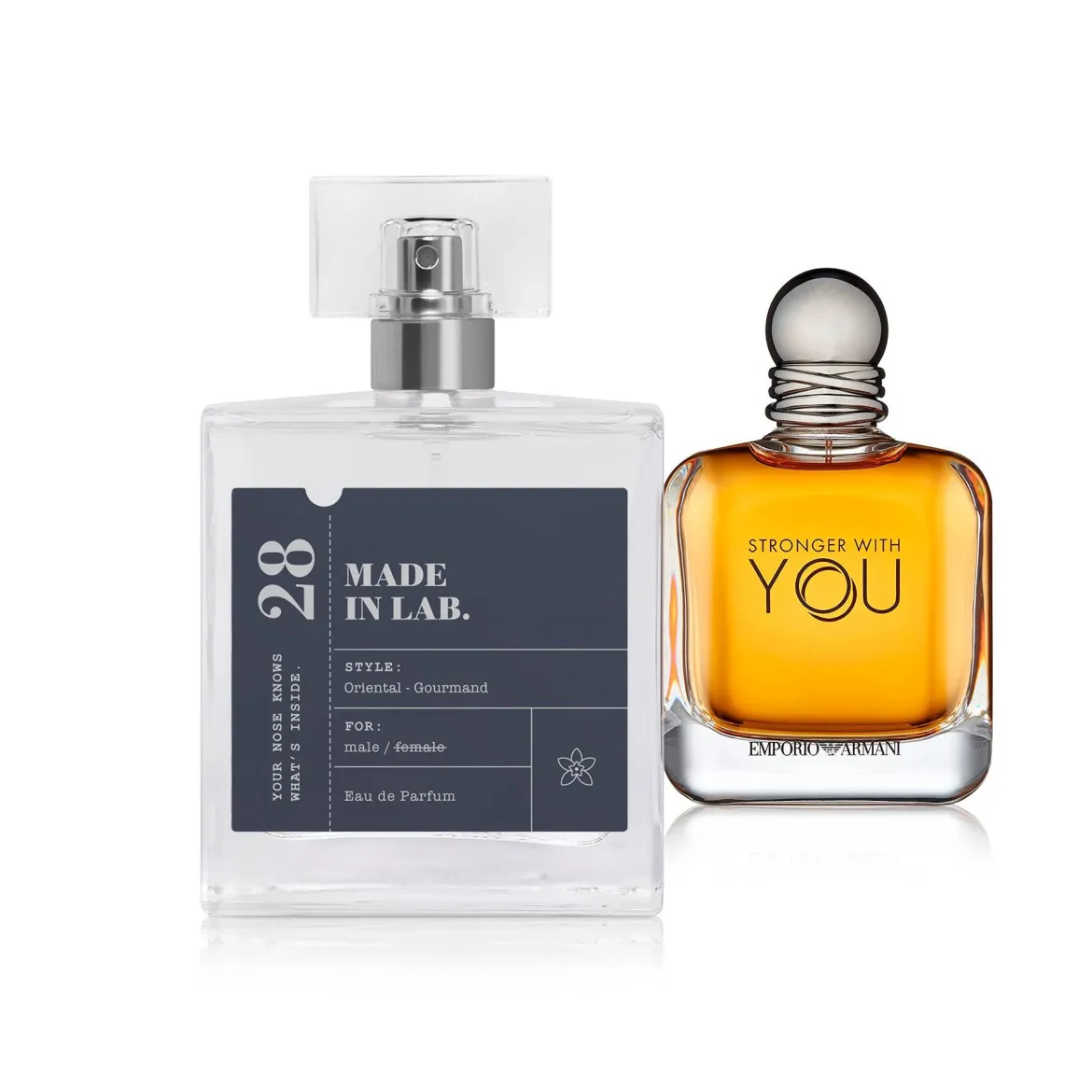 Made in Lab парфумована вода для чоловіків 028 vs Giorgio Armani Stronger With You 100мл