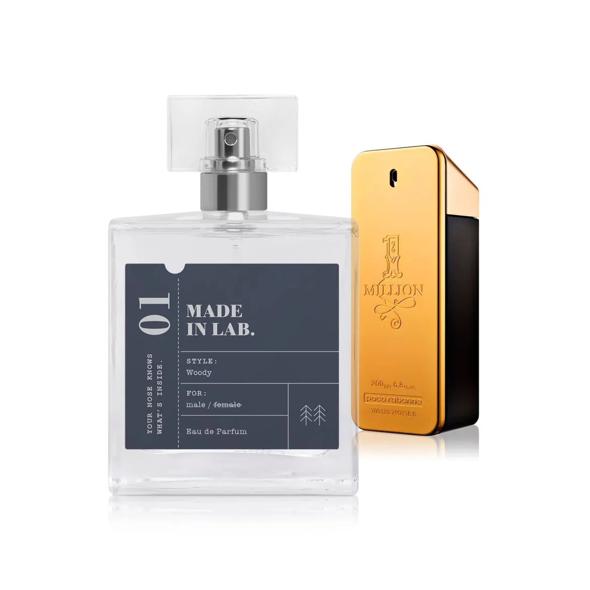Made in Lab парфумована вода для чоловіків 001 vs Paco Rabanne 1 Million 100мл