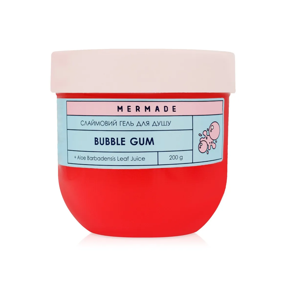 Mermade гель для душу слайм Bubble Gum 200г