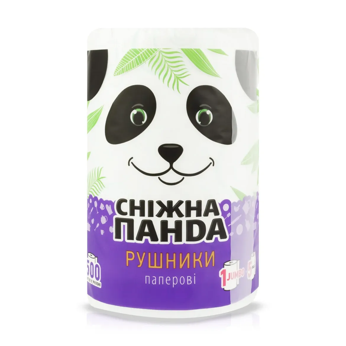 Snow Panda рушник паперовий 2 шари, 500листів,* 60м
