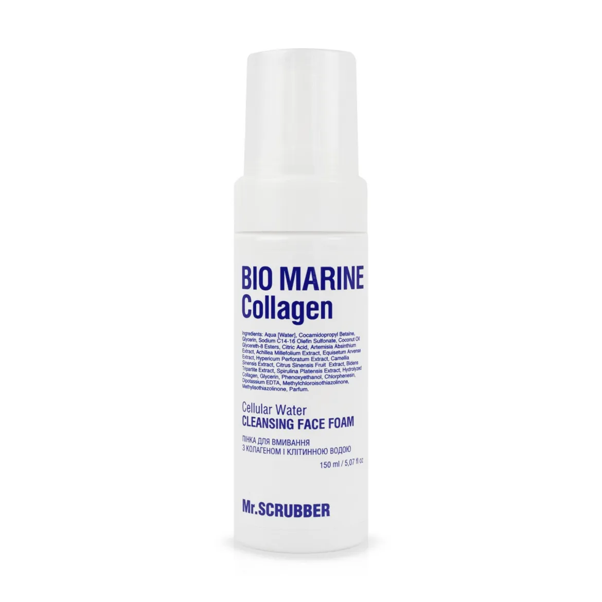 Mr. Scrubber Bio Marine Collagen пінка для вмивання з колагеном 150мл