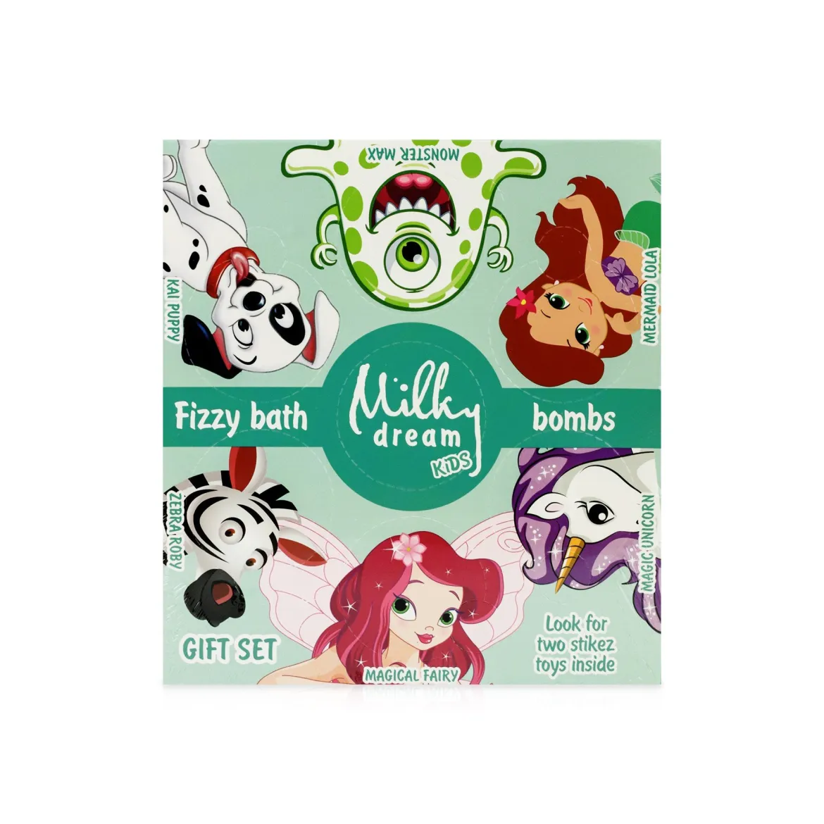 Milky Dream Kids набір дит. бомбочки для ванни 75г 7 шт.