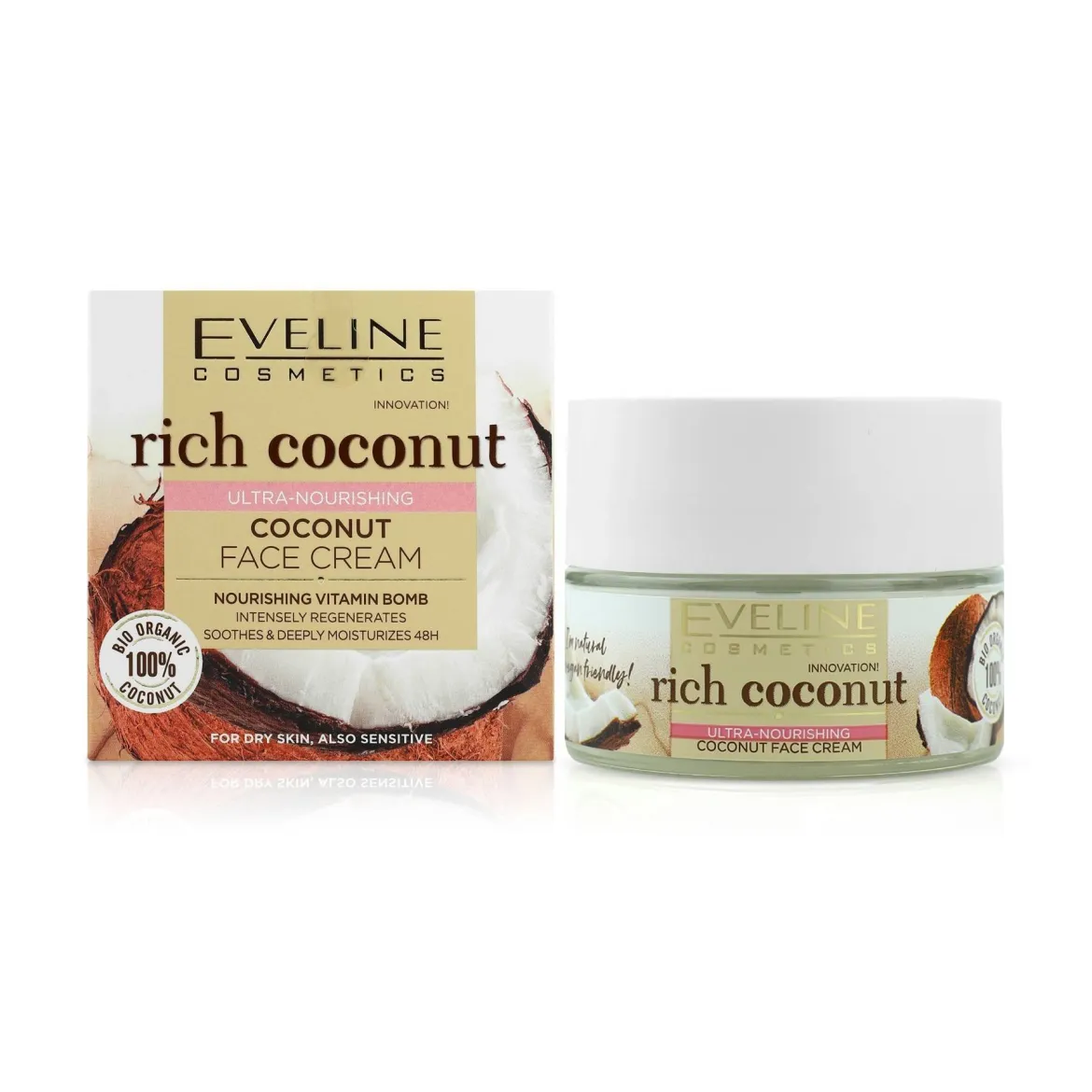 Eveline Cosmetics Rich Coconut крем _мультиживильний 50мл