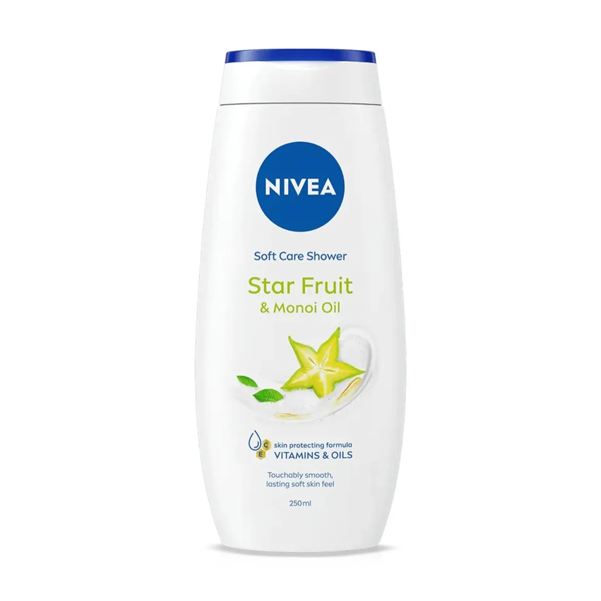 Nivea гель-догляд для душу крем і карамболь