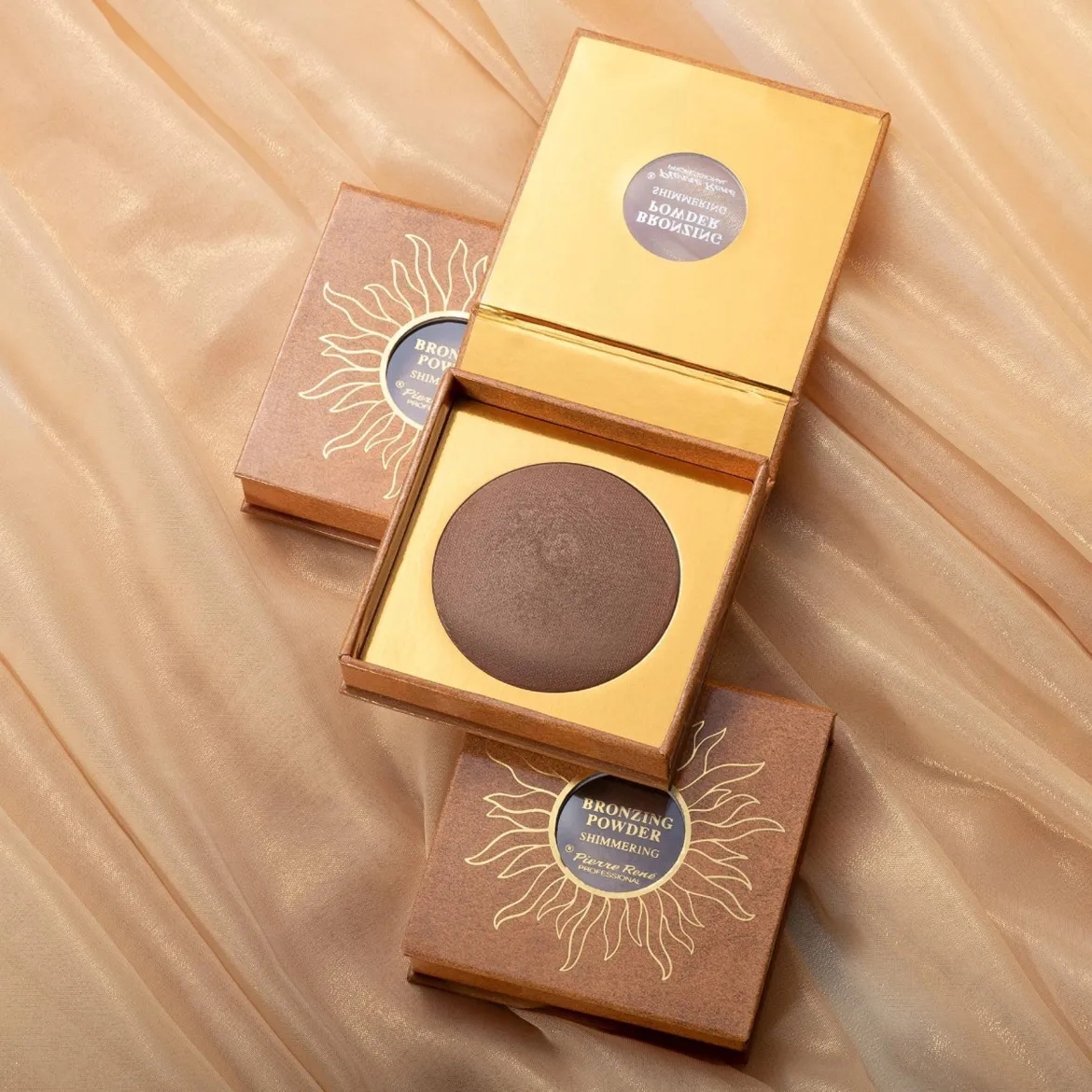 Pierre Rene Bronzing Powder Shimmering пудра-бронзер 7.5г — Photo 1
