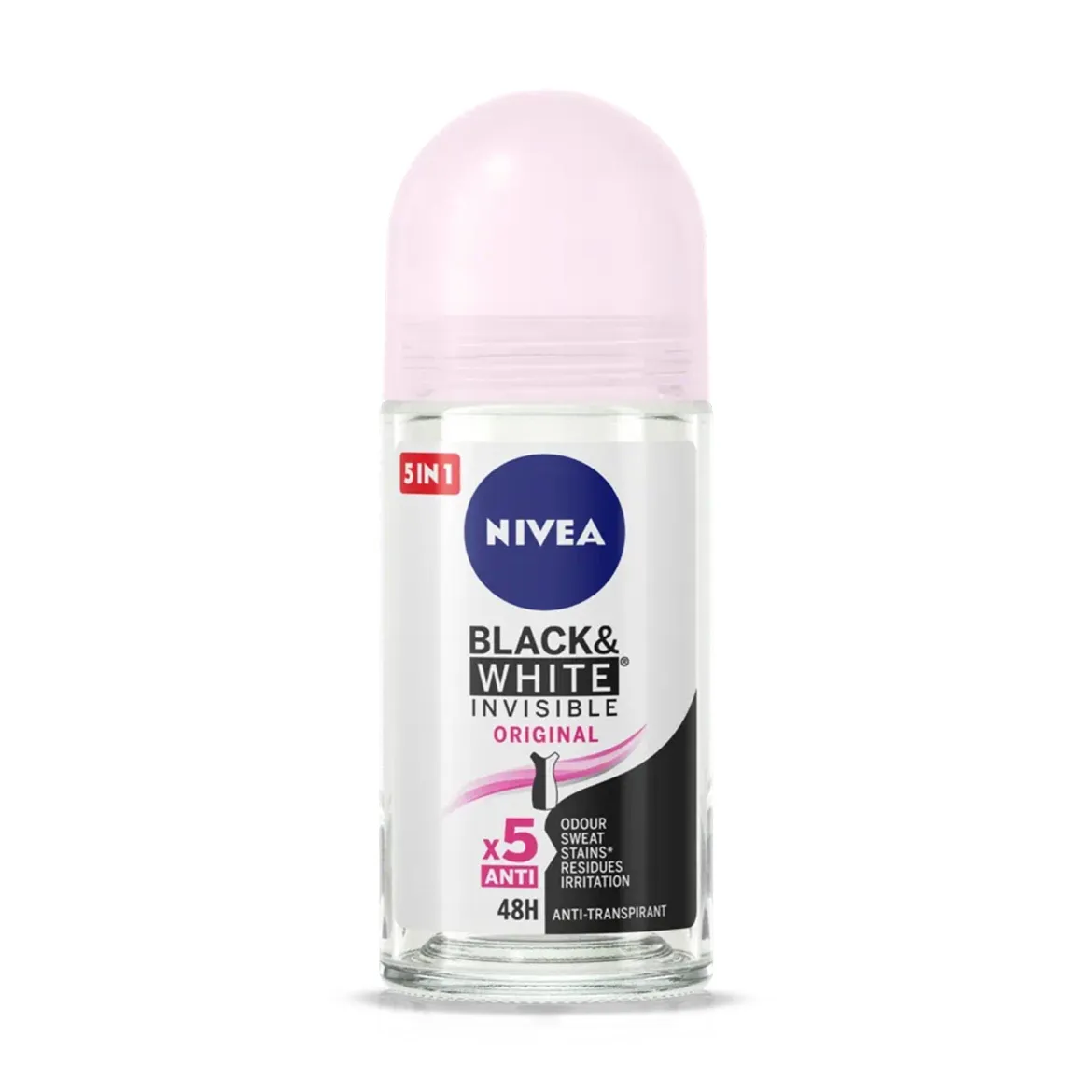 Nivea антиперспірант кульковий Black &amp; White Original 50мл