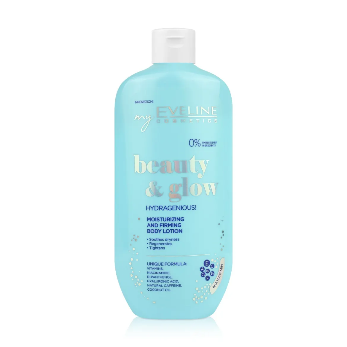 Eveline Cosmetics Beauty &amp; glow лосьйон для тіла зволожувальний, зміцнювальний 350мл