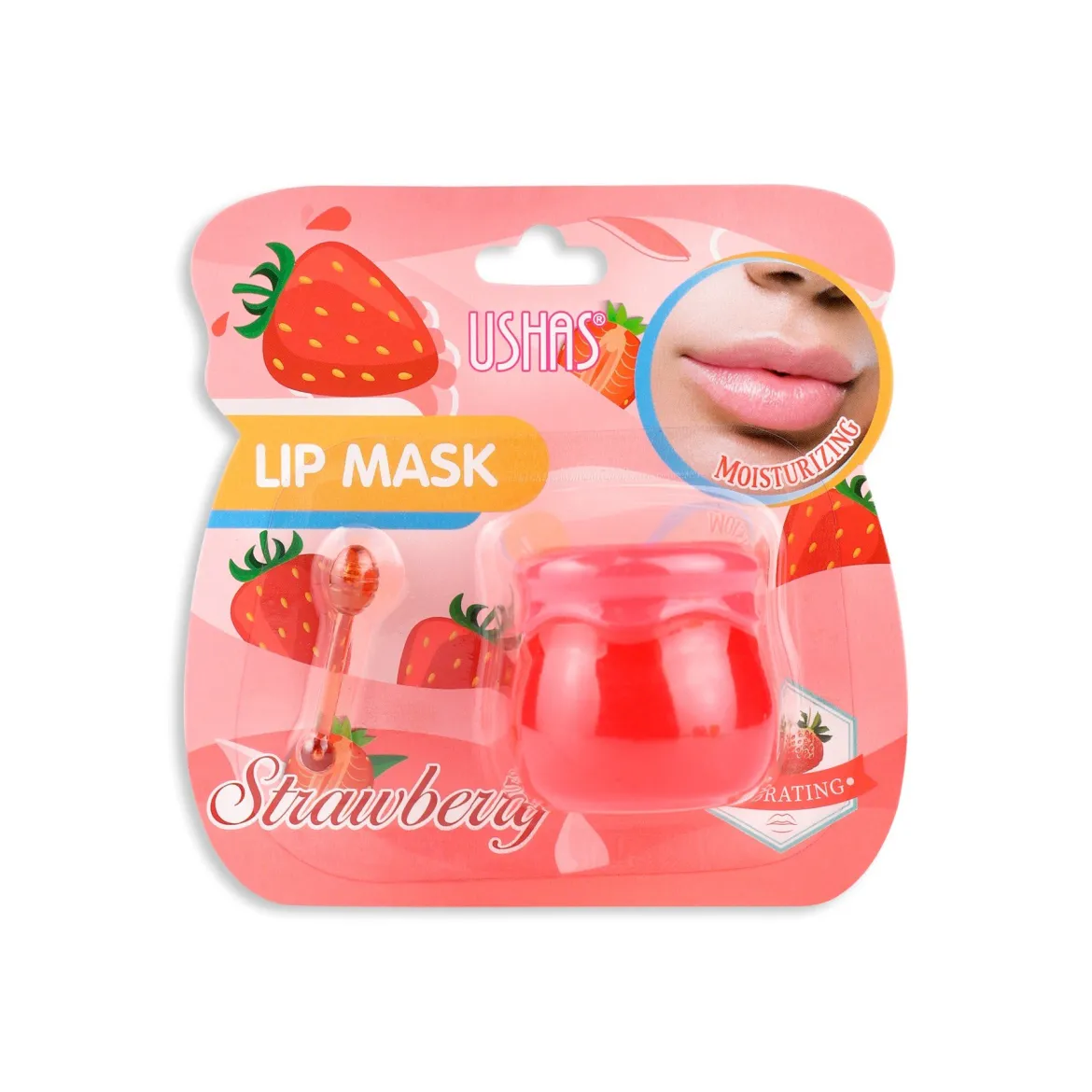 Ushas маска для губ Strawberry