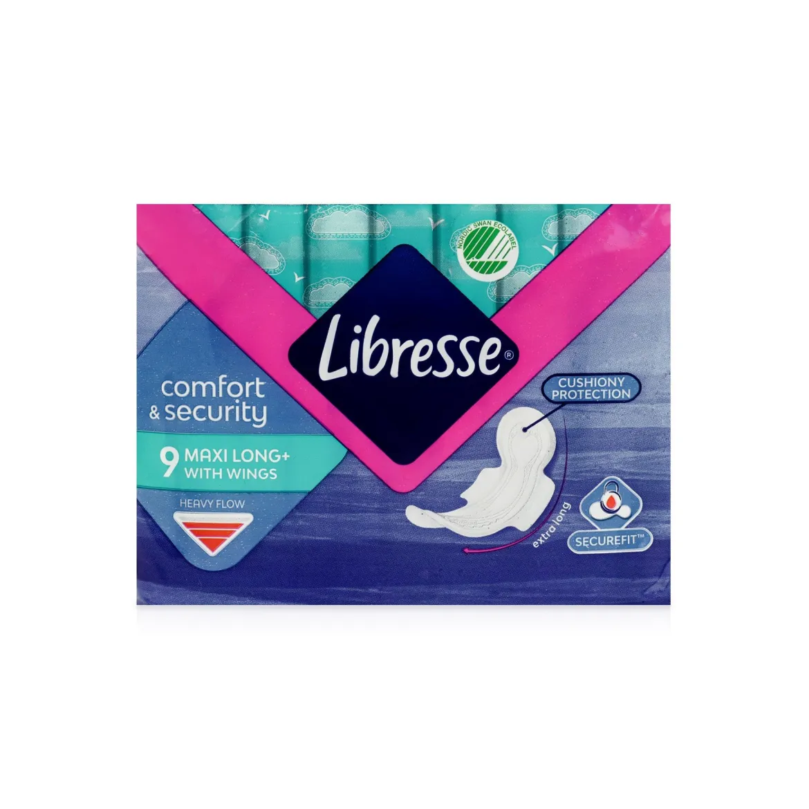 Libresse MAXI прокладки Comfort Security лонг* 9 шт.
