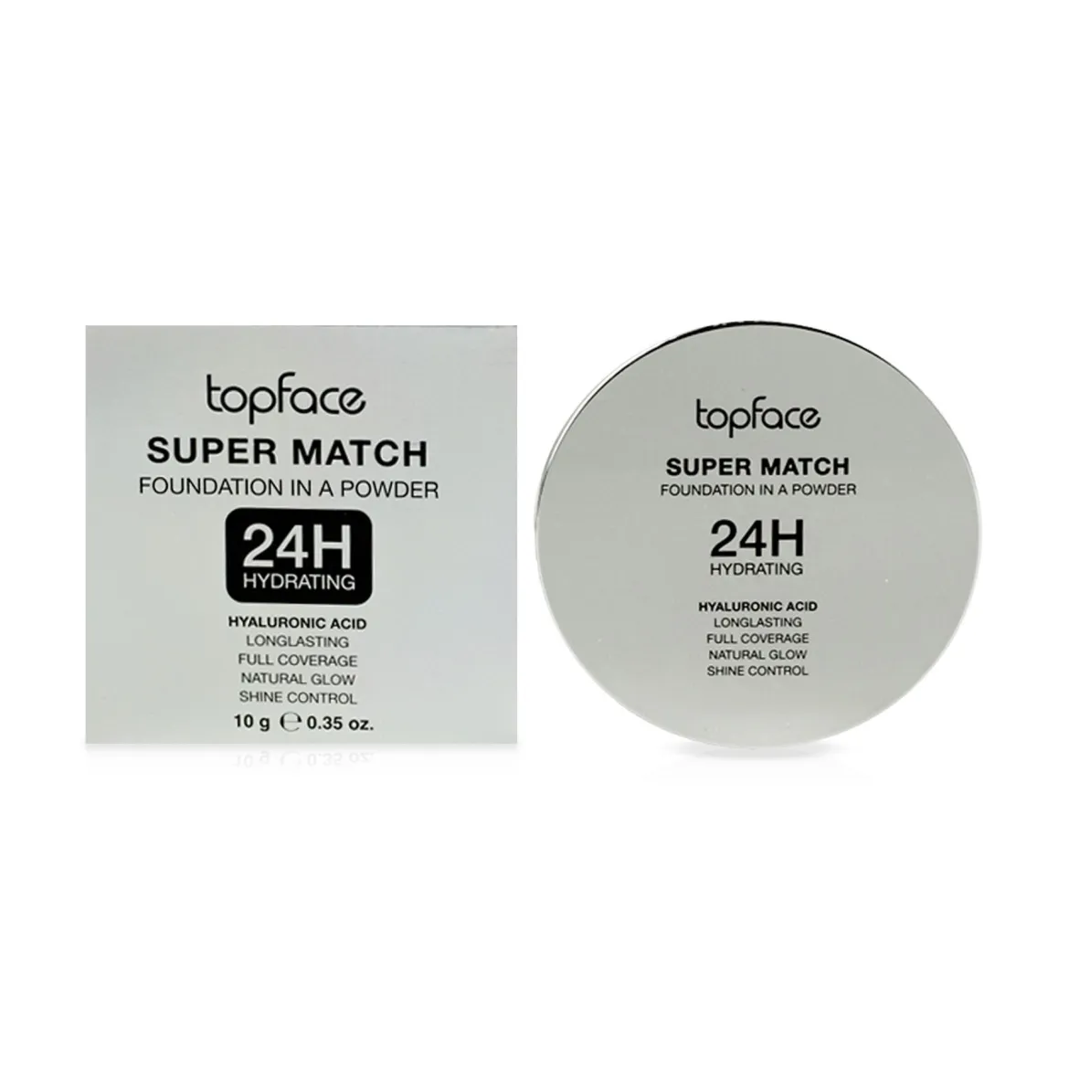 Topface Super Match компактна тональна пудра 24H — Photo 1