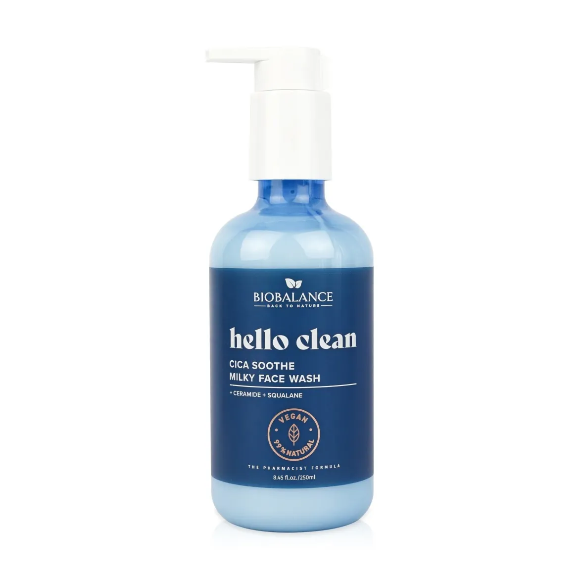 Biobalance Hello clean гель для вмивання заспокійливий молочний 250мл