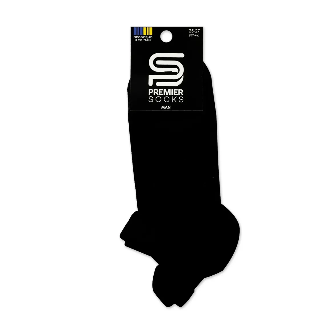 Premier Socks шкарпетки чоловічі низькі 553Я сітка з язичком чорні
