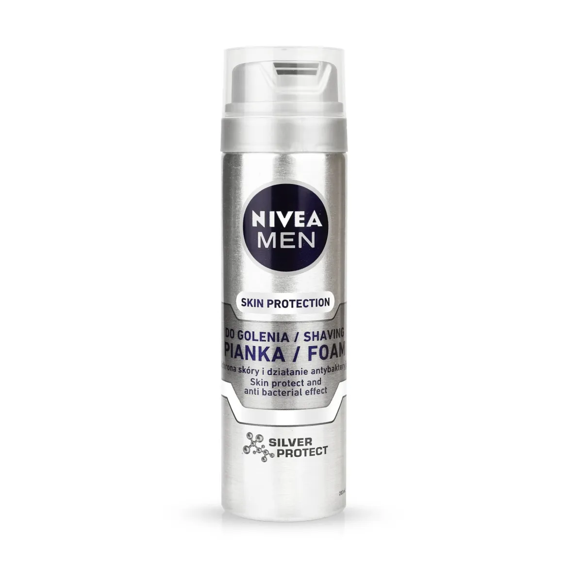 Nivea піна для гоління Silver Protect 200мл