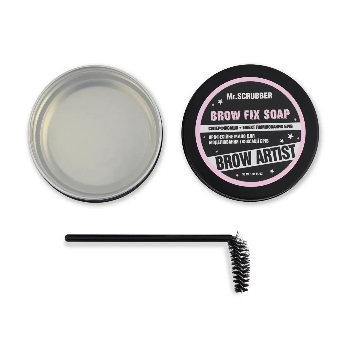 Mr. Scrubber Brow Artist мило для фіксації брів 30мл