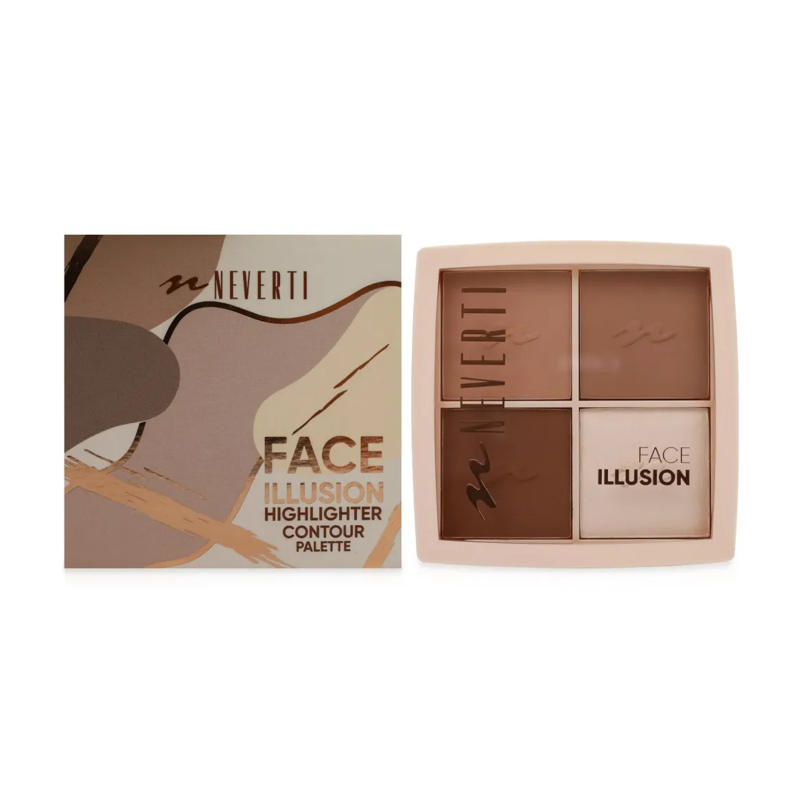 Neverti Face Illusion палітра для контурування 14г