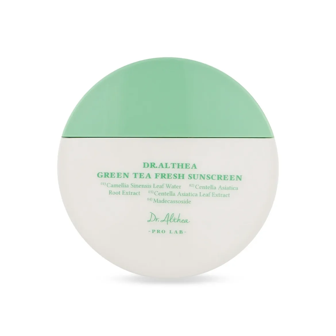 Dr.Althea Green Tea Fresh сонцезахисний крем для обличчя SPF50 45мл