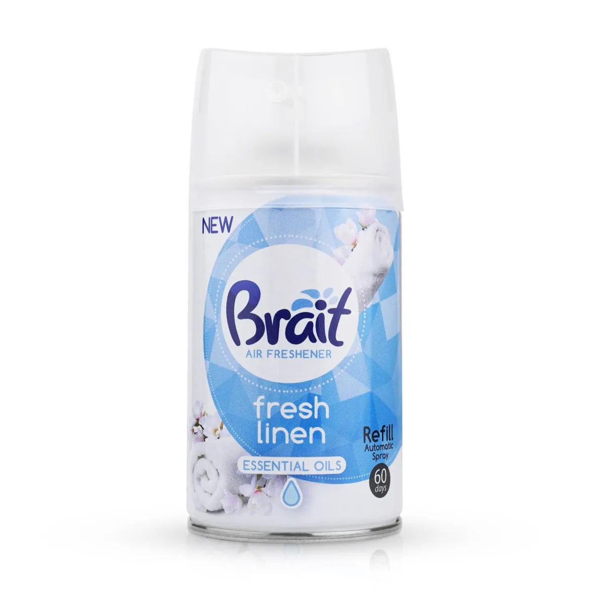 Brait змінний балон до автоматичного освіжувача FRESH LINEN 250мл