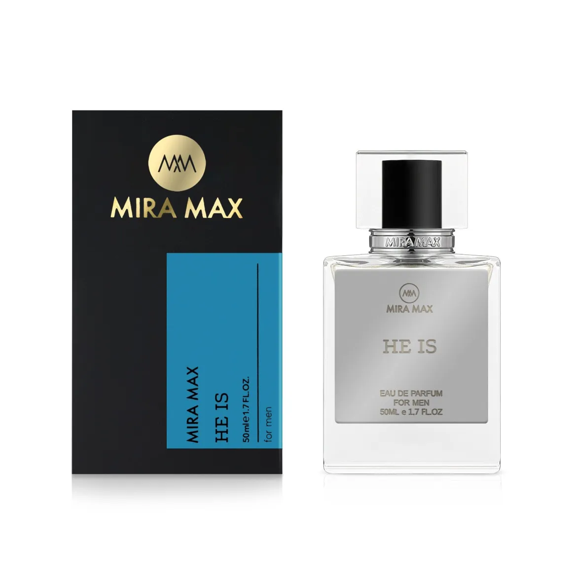 MiraMax парфумована вода для чоловіків He Is vs Versace Pour Homme 50мл — Photo 1