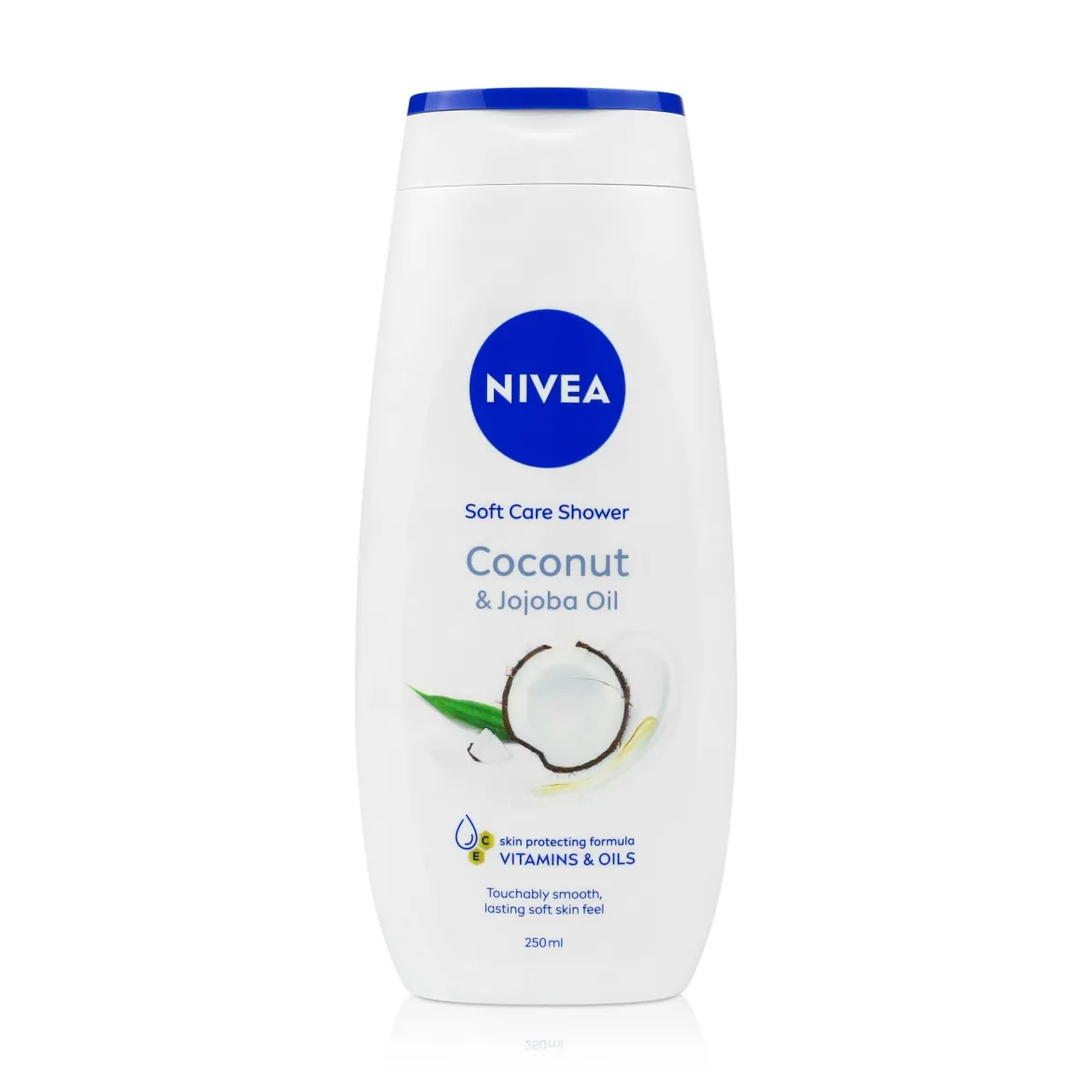 Nivea гель-догляд для душу крем та кокос 250мл
